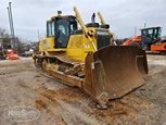 Used Bulldozer in yard